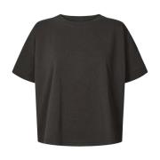 Sort Oversize T-shirt Margot Stil