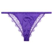 Lilla Slip i Violet Satin