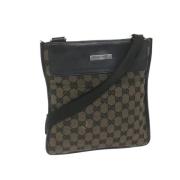 Pre-owned Canvas gucci-tasker