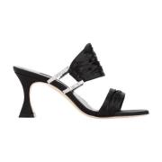 Sort Satin Chinap Sandal