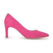 Elegant Lukkede Pumps i Pink