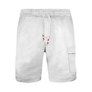 Herre Linned Bermuda Shorts Forskellige Farver