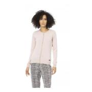 Pink Monogram Uld Cardigan