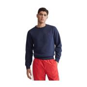 Marineblå Polo Logo Sweater