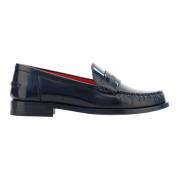 Sort Læder Loafer Sko AW22