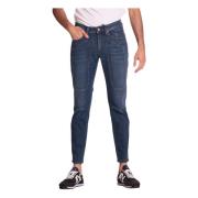 Mørkeblå Skinny Fit Denim Jeans