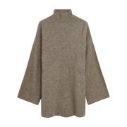 Oversize Turtleneck Wool-Blend Sweater