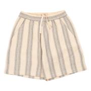 Beige Bomuldsshorts