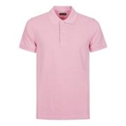 Pink Tennis Piquet Polo Shirt