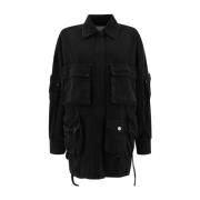 Sort Fern Short Coat