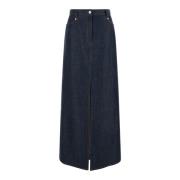 Denim Maxi Nederdel