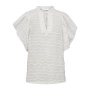 Feminin Frill Top Bluse