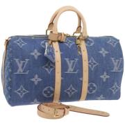 Pre-owned Canvas louis-vuitton-tasker