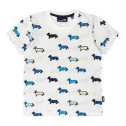 Dachshund Print Jersey T-shirt