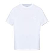 T-shirt med broderet logo