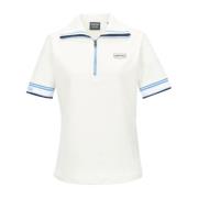 Kortærmet Polo Shirt Lys Elfenben