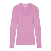 Rund hals sweater slim