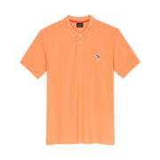 Zebra Polo Shirt i Vasket Orange