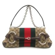 Pre-owned Canvas gucci-tasker