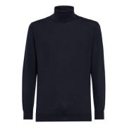 Merino Wool Polo Neck Jumper