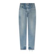 Tapered leg jeans