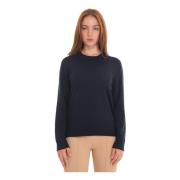 Ribstrikket Rundhals Pullover