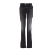 Sort Slim Fit Regular Talje Jeans