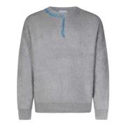 Grå Sweatshirt AW24 Stilfuldt Herretøj