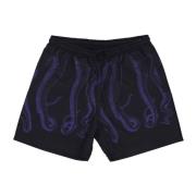 Tentacles Badeshorts Lilla/sort