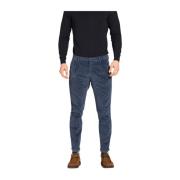 Velour chino bukser gulerod pasform