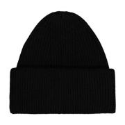 Kashmir Ribstrikket Beanie Hat