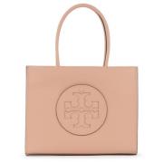 Ella Small Vegan Læder Tote Beige