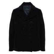 Klassisk Peacoat med Moon Badge