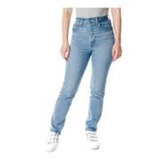 Højtaljede Slim Fit Jeans