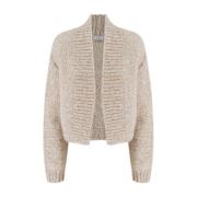 Pailletbesat Strikket Cardigan