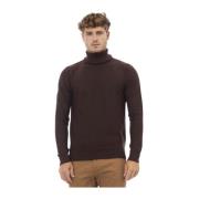 Dolcevita Sweater Langærmet Ribbet Krave