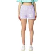 Elegant Lilla Bomuldsshorts - Sommer Essential