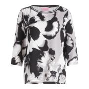 Blomstret Sweatshirt