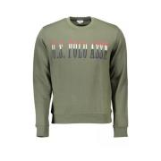 Grøn Bomuld Crewneck Sweatshirt