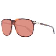 Brun Aviator Solbriller Spejlet Linse