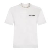 Elegant Hvid T-shirt med Logo