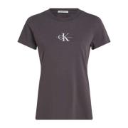 Slim Monologue T-Shirt Vasket Sort