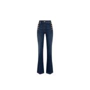 Classic Denim Flared Jeans