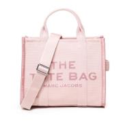 Pink Logo Application Shoulder Bag