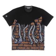 Sort Octopus Logo T-shirt