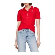 Dame Slim Tipping Lyocell Polo