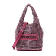 Rhinestone Detalje Magenta Taske