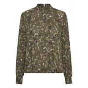 Kaffe Kafay Amber Blouse Toppe & T-Shirts 10506186 Grape Leaf / Brown Leaf