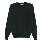 Merino Uld Crew-neck Strikvarer