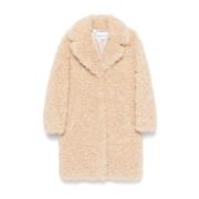 Beige Faux Shearling Coat